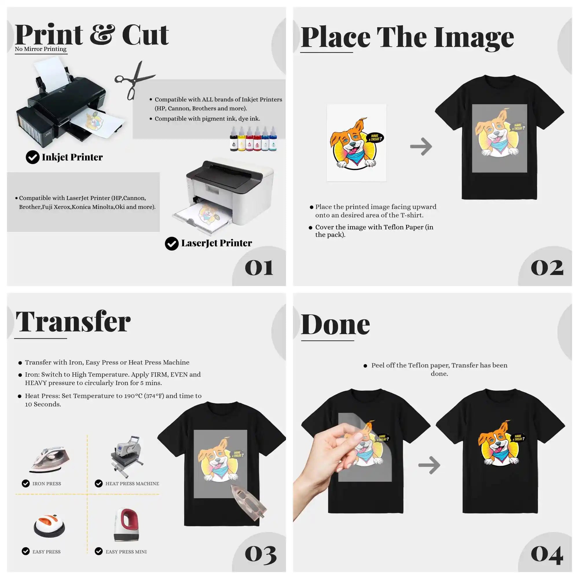 Printer for heat transfer t shirts online