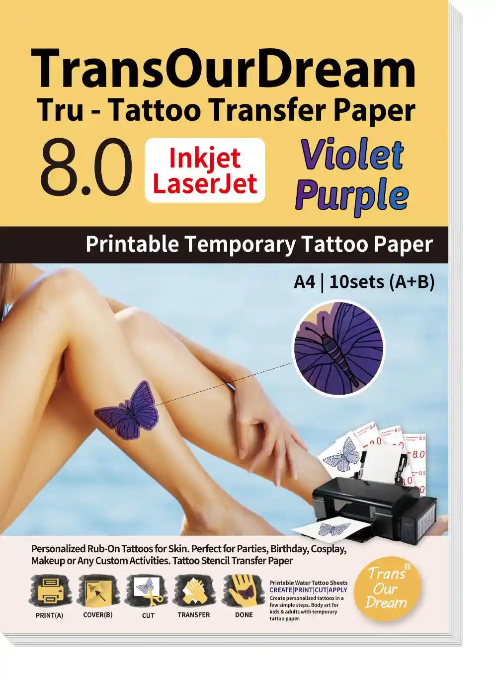 Temporary Tattoo Paper
